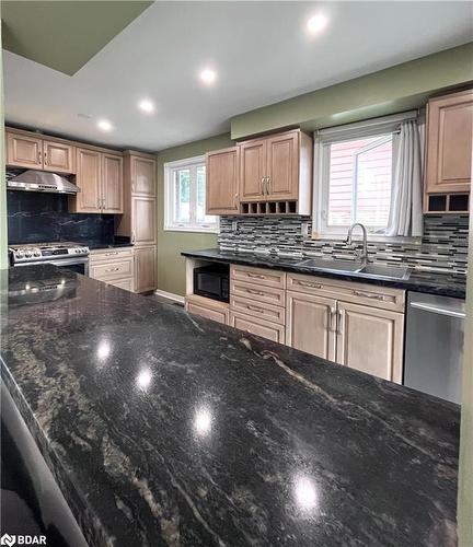84 Ferris Lane, Barrie, ON - Indoor Photo Showing Kitchen With Double Sink