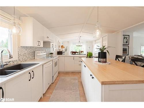 24 Maple Lane, Midland, ON - Indoor Photo Showing Kitchen With Double Sink