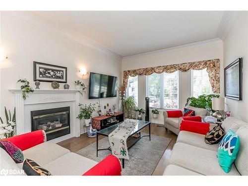 71 Ruffet Drive, Barrie, ON - Indoor Photo Showing Living Room With Fireplace