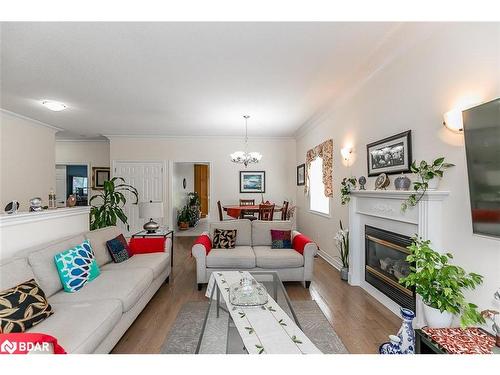 71 Ruffet Drive, Barrie, ON - Indoor Photo Showing Living Room With Fireplace