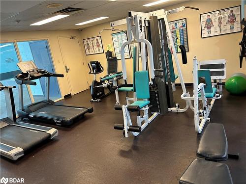 1507-75 Ellen Street, Barrie, ON - Indoor Photo Showing Gym Room