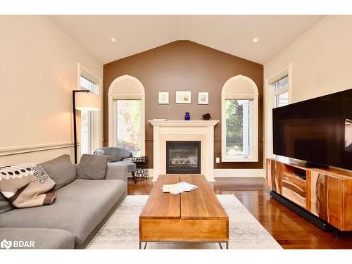 14 Turner Drive, Barrie, ON - Indoor Photo Showing Living Room With Fireplace