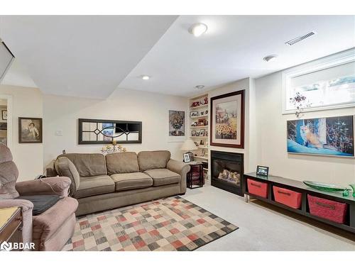 16 Gables Way, Barrie, ON - Indoor Photo Showing Living Room With Fireplace