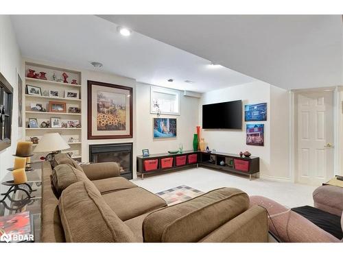 16 Gables Way, Barrie, ON - Indoor Photo Showing Living Room With Fireplace