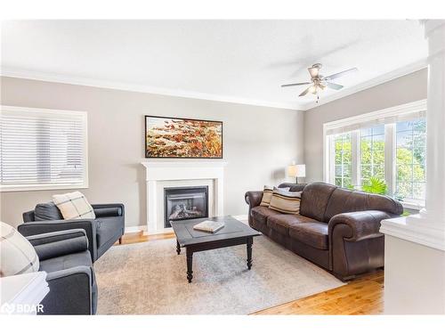 106 Livia Herman Way, Barrie, ON - Indoor Photo Showing Living Room With Fireplace