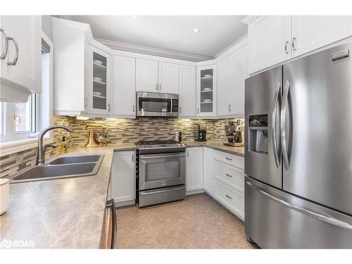 106 Livia Herman Way, Barrie, ON - Indoor Photo Showing Kitchen With Double Sink With Upgraded Kitchen