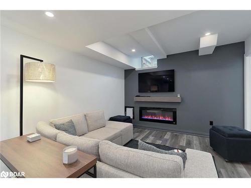 74 Leeson Street N, Grand Valley, ON - Indoor Photo Showing Living Room With Fireplace