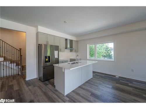 23 Wyn Wood Lane, Orillia, ON - Indoor Photo Showing Kitchen With Double Sink