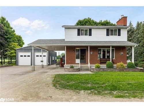 3093 26 Highway, Springwater, ON - Outdoor With Deck Patio Veranda With Facade