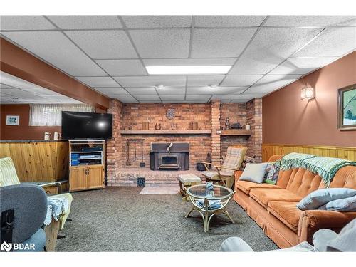 3093 26 Highway, Springwater, ON - Indoor With Fireplace