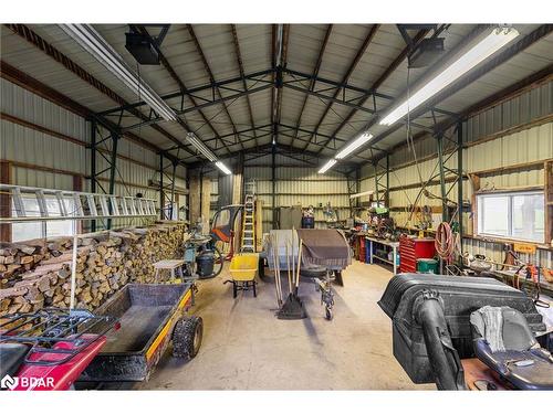 3093 26 Highway, Springwater, ON - Indoor Photo Showing Garage