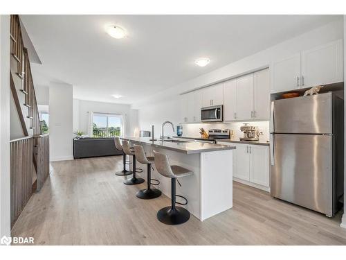 1495 Purchase Place Place, Lefroy, ON - Indoor Photo Showing Kitchen With Stainless Steel Kitchen With Upgraded Kitchen