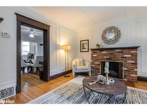 65 Normandy Boulevard, Toronto, ON - Indoor Photo Showing Living Room With Fireplace