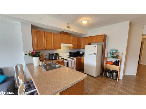 344 Edgehill Drive, Barrie, ON - Indoor Photo Showing Kitchen With Double Sink