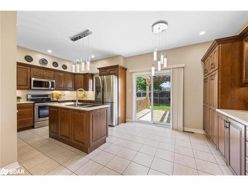 74 Empire Drive, Barrie, ON - Indoor Photo Showing Kitchen With Double Sink