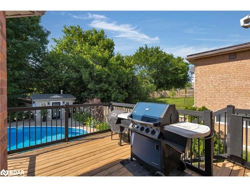 11 Frontier Avenue, Orillia, ON - Outdoor With Above Ground Pool With Deck Patio Veranda With Exterior