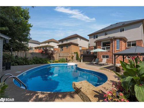 11 Frontier Avenue, Orillia, ON - Outdoor With In Ground Pool With Deck Patio Veranda With Backyard With Exterior