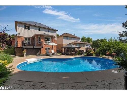 11 Frontier Avenue, Orillia, ON - Outdoor With In Ground Pool With Deck Patio Veranda With Backyard With Exterior