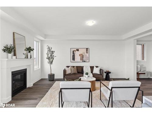 61 Suzuki Street, Barrie, ON - Indoor Photo Showing Living Room With Fireplace