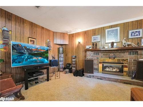 86 Clifton Street, Fenelon Falls, ON - Indoor Photo Showing Living Room With Fireplace