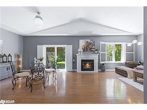 1119 Muriel Street, Innisfil, ON - Indoor Photo Showing Living Room With Fireplace