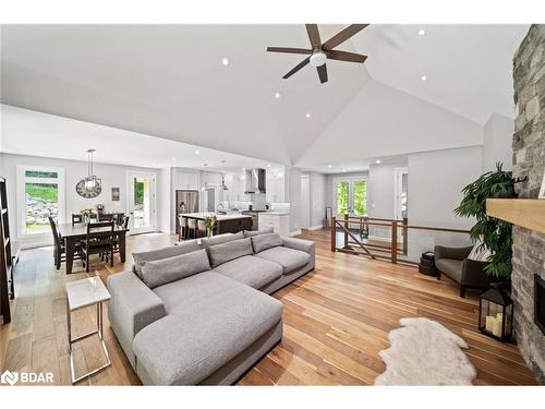 1087 Vindin Street, Midland, ON - Indoor Photo Showing Living Room With Fireplace