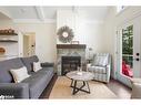 154 Ball Point Road, Kawartha Lakes, ON  - Indoor Photo Showing Living Room With Fireplace 