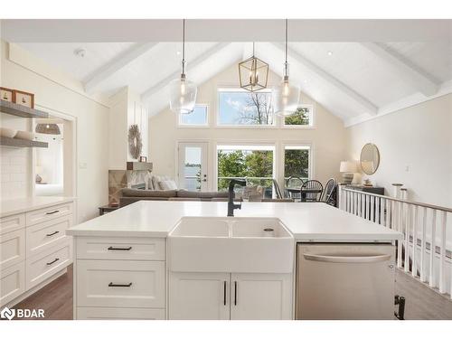 154 Ball Point Road, Kawartha Lakes, ON - Indoor Photo Showing Kitchen With Double Sink