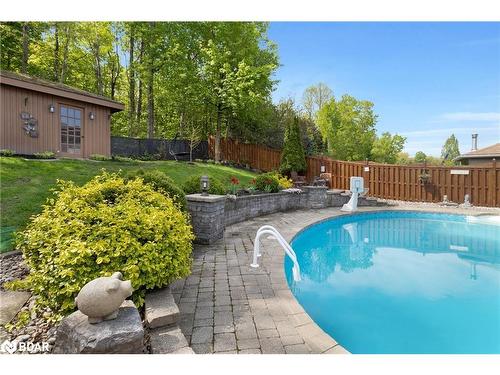 23 Grants Way, Barrie, ON - Outdoor With In Ground Pool With Backyard