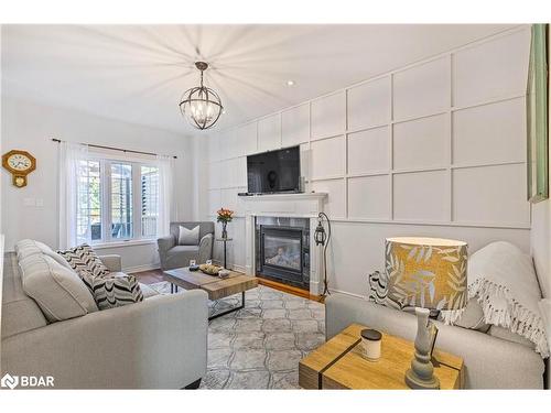 9 Tascona Court, Barrie, ON - Indoor Photo Showing Living Room With Fireplace