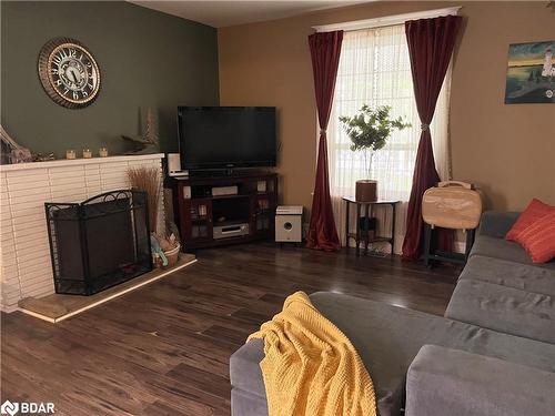 145 Coldwater Road, Orillia, ON - Indoor Photo Showing Living Room With Fireplace