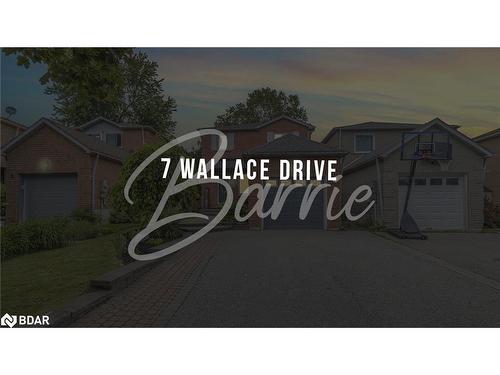 7 Wallace Drive, Barrie, ON 