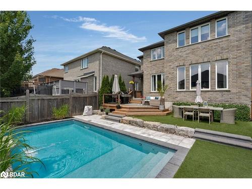 61 Sovereign'S Gate, Barrie, ON - Outdoor With In Ground Pool With Deck Patio Veranda
