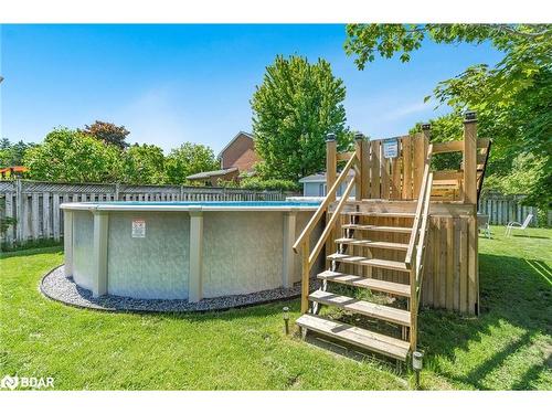 220 Mary Anne Drive, Barrie, ON - Outdoor With Above Ground Pool
