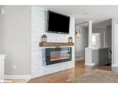 109 Ruffet Drive, Barrie, ON - Indoor Photo Showing Living Room With Fireplace
