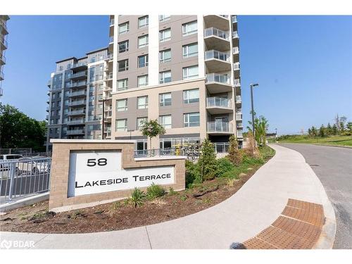 306-58 Lakeside Terrace, Barrie, ON - Outdoor With Balcony With Facade