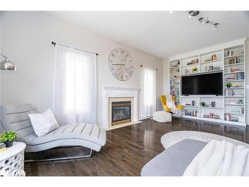 62 Silver Trail, Barrie, ON - Indoor Photo Showing Living Room With Fireplace