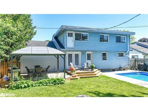 326 Crawford Street, Orillia, ON - Outdoor With In Ground Pool With Deck Patio Veranda