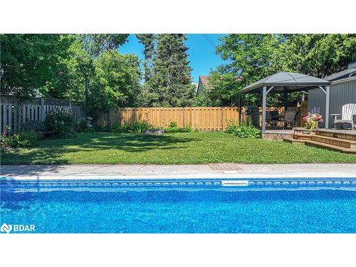 326 Crawford Street, Orillia, ON - Outdoor With In Ground Pool With Deck Patio Veranda With Backyard