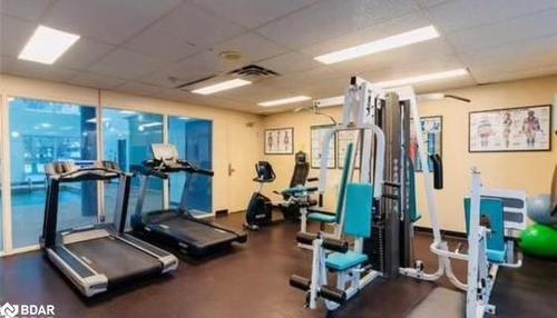 809-65 Ellen Street, Barrie, ON - Indoor Photo Showing Gym Room