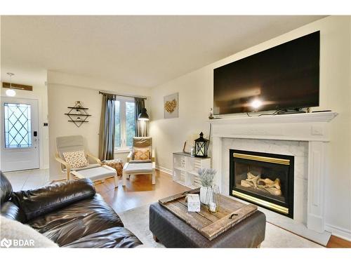 160 Esther Drive, Barrie, ON - Indoor Photo Showing Living Room With Fireplace