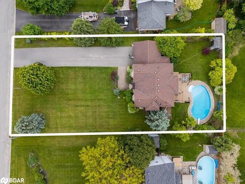 2107 Fennell Drive, Innisfil, ON - Outdoor With In Ground Pool With View