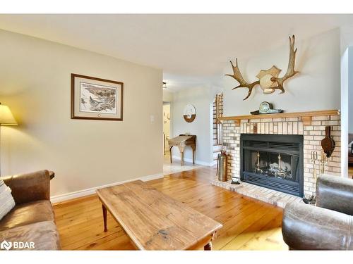 1889 Applewood Avenue, Innisfil, ON - Indoor Photo Showing Living Room With Fireplace