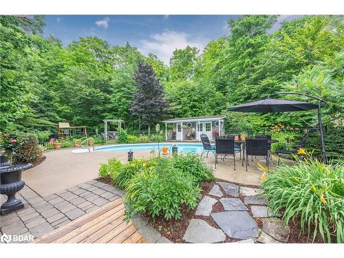 1241 Bass Lake Sideroad E, Oro-Medonte, ON - Outdoor With In Ground Pool With Deck Patio Veranda