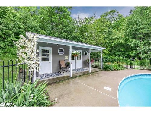 1241 Bass Lake Sideroad E, Oro-Medonte, ON - Outdoor With In Ground Pool With Deck Patio Veranda