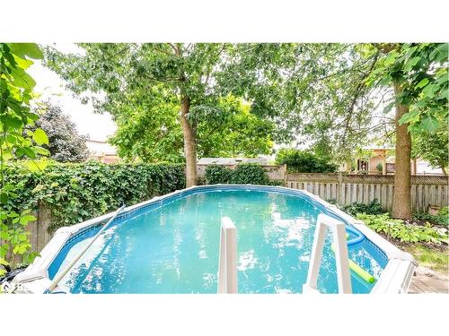 31 Allsop Crescent, Barrie, ON - Outdoor With Above Ground Pool With Backyard