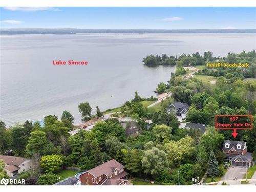 697 Happy Vale Drive, Innisfil, ON - Outdoor With Body Of Water With View