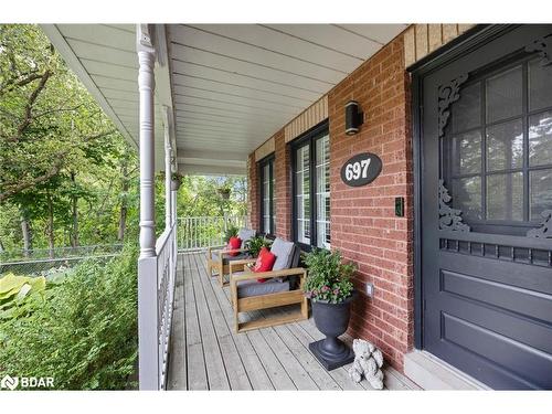 697 Happy Vale Drive, Innisfil, ON - Outdoor With Deck Patio Veranda With Exterior