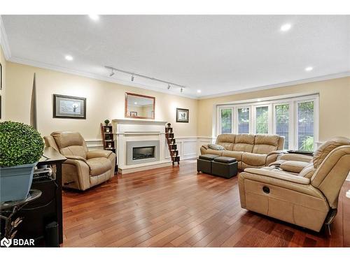 25 Grand Forest Drive, Barrie, ON - Indoor Photo Showing Living Room With Fireplace