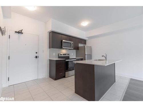 105-4 Spice Way Suite 105 Way, Barrie, ON - Indoor Photo Showing Kitchen With Stainless Steel Kitchen